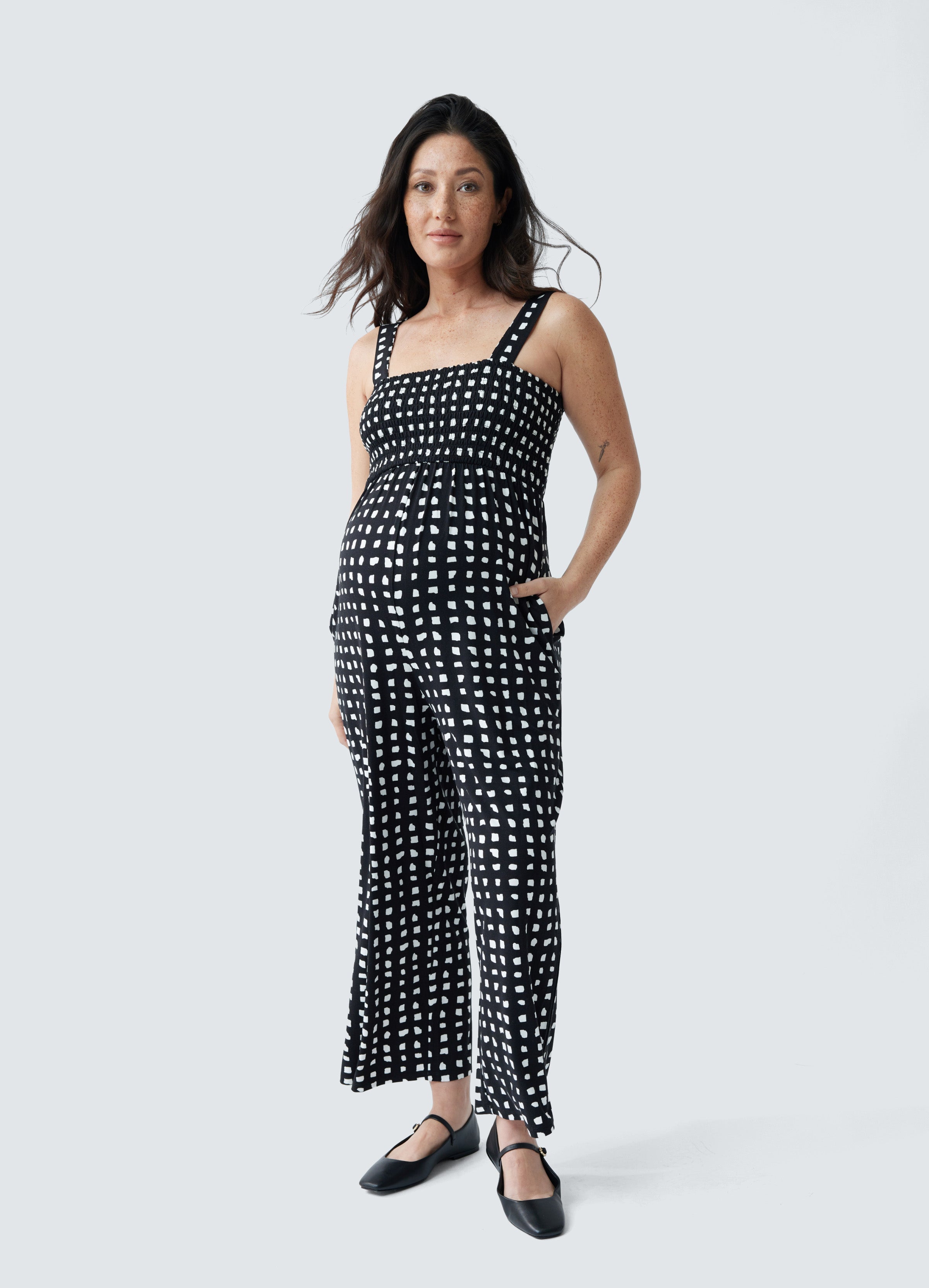 Maternity Romper Oversized Jumpsuit Maternity Postpartum