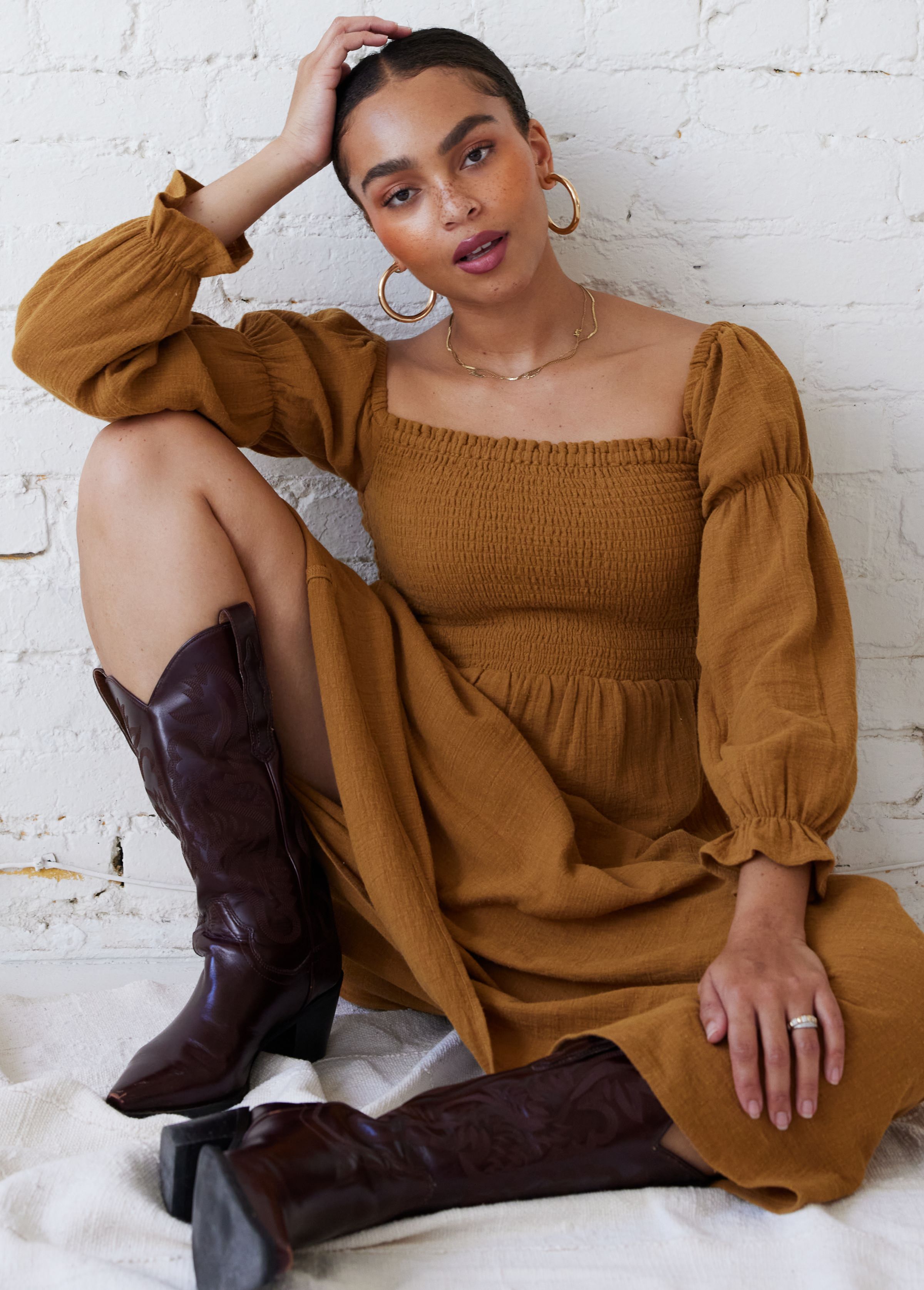 Ingrid and isabel off sales the shoulder maxi dress
