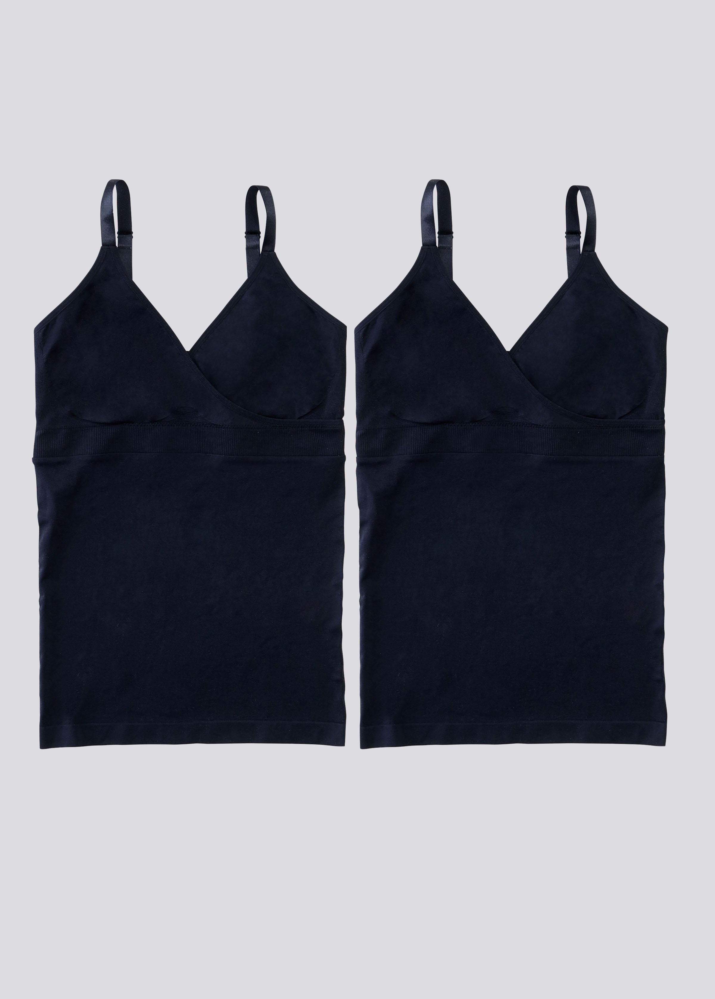 Lunavie - Antibacterial Nursing Camisole Grey/Black (L1056)