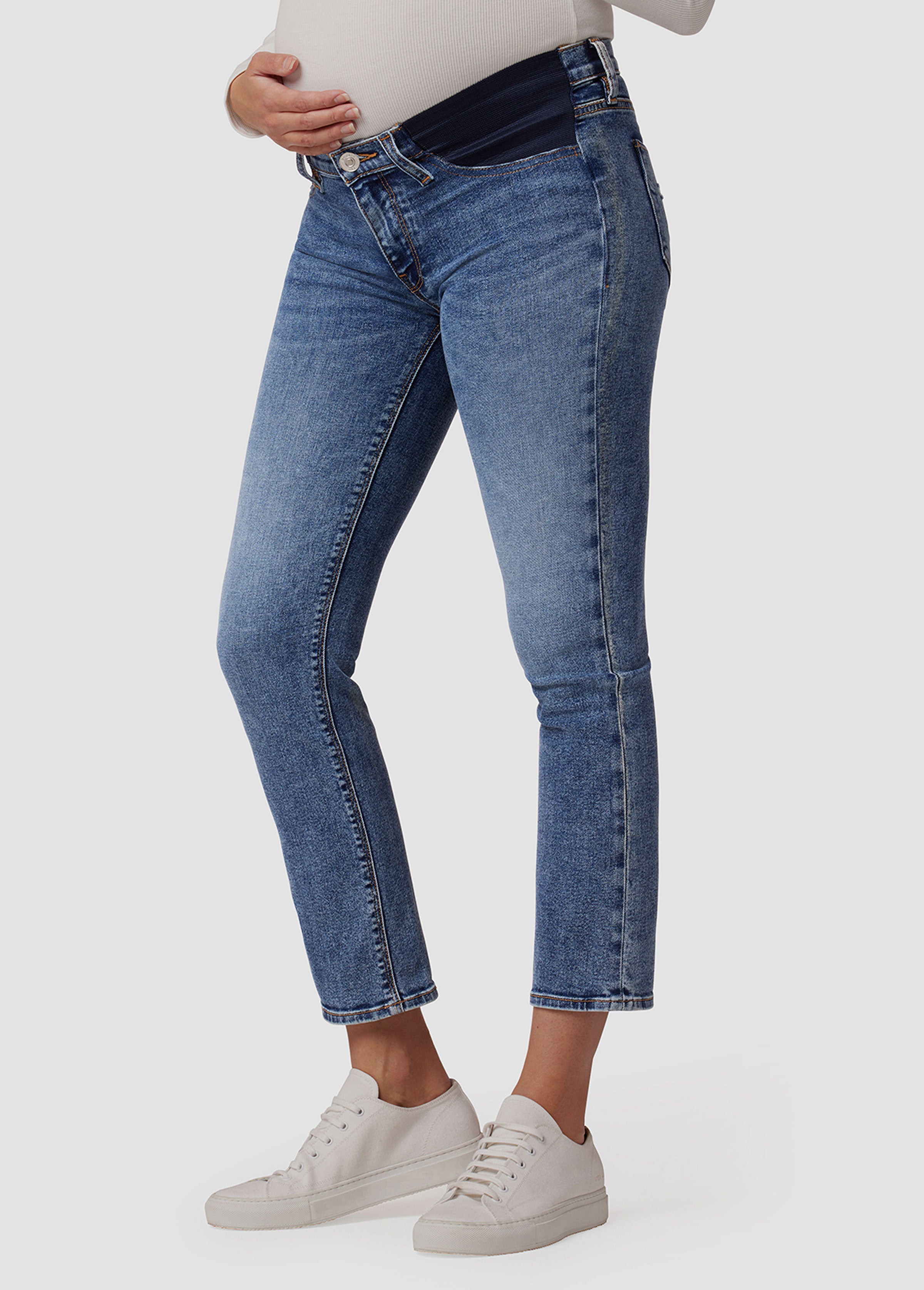Hudson Jeans Nico Straight Ankle Maternity Jeans Ingrid Isabel