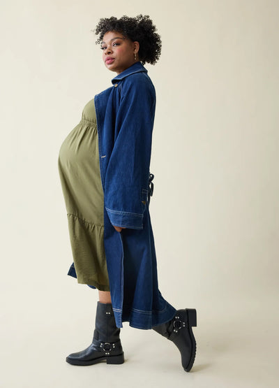 maternity midi dresses and maternity maxi dresses