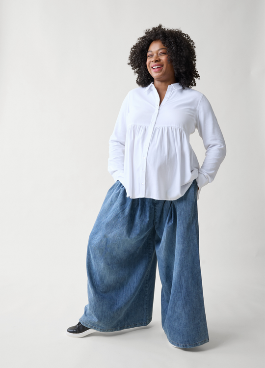 The Soft Touch Button Down Maternity + Nursing Top