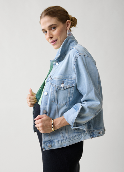 Mama & Baby Matching Maternity & Postpartum Denim Jacket – Ingrid