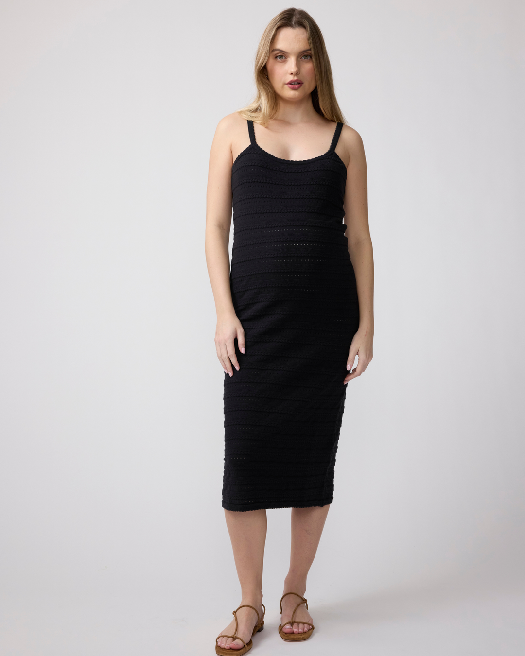 Ingrid & Isabel Maternity Textured Body Con Sweater Dress X-Large
