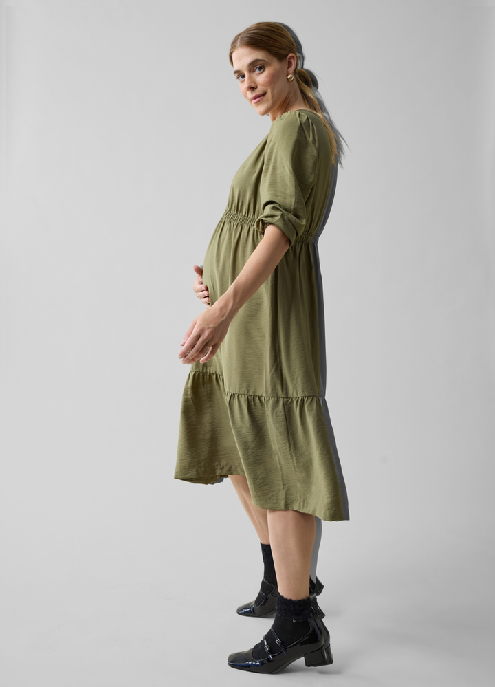 Long Sleeve Woven Maternity Dress Ingrid & Isabel Long Sleeve Woven Maternity Dress Ingrid & Isabel