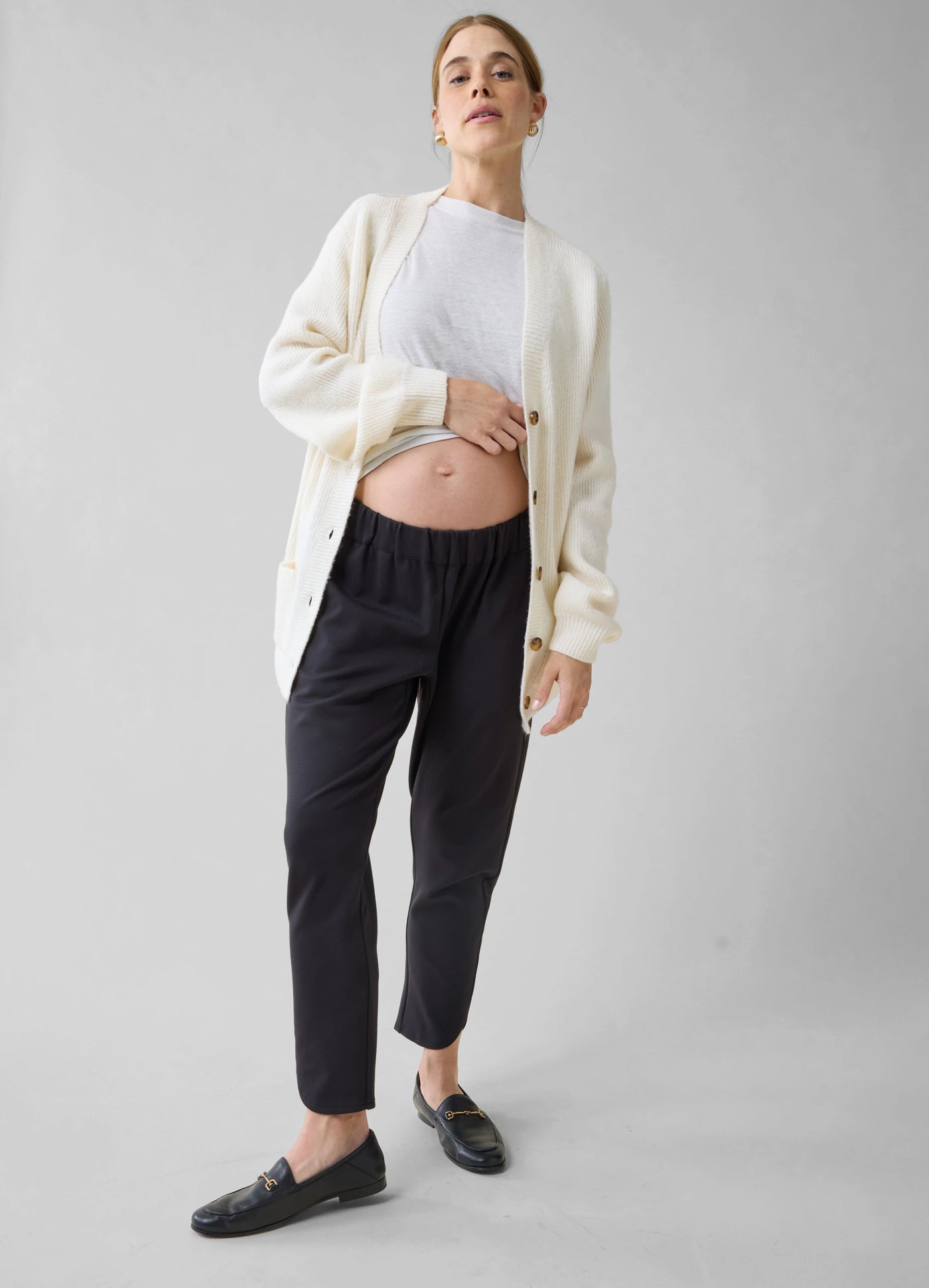 The EveryWear Maternity Black Ponte Pant