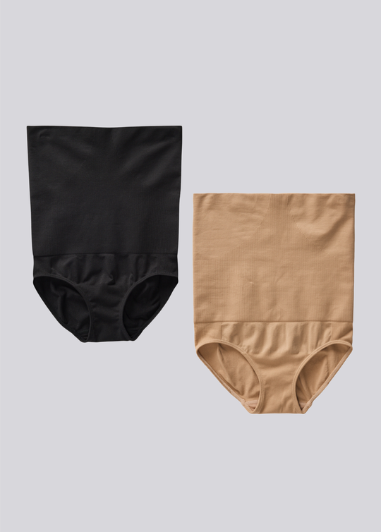 Seam-Free High-Rise Postpartum Compression Underwear 2-Pack