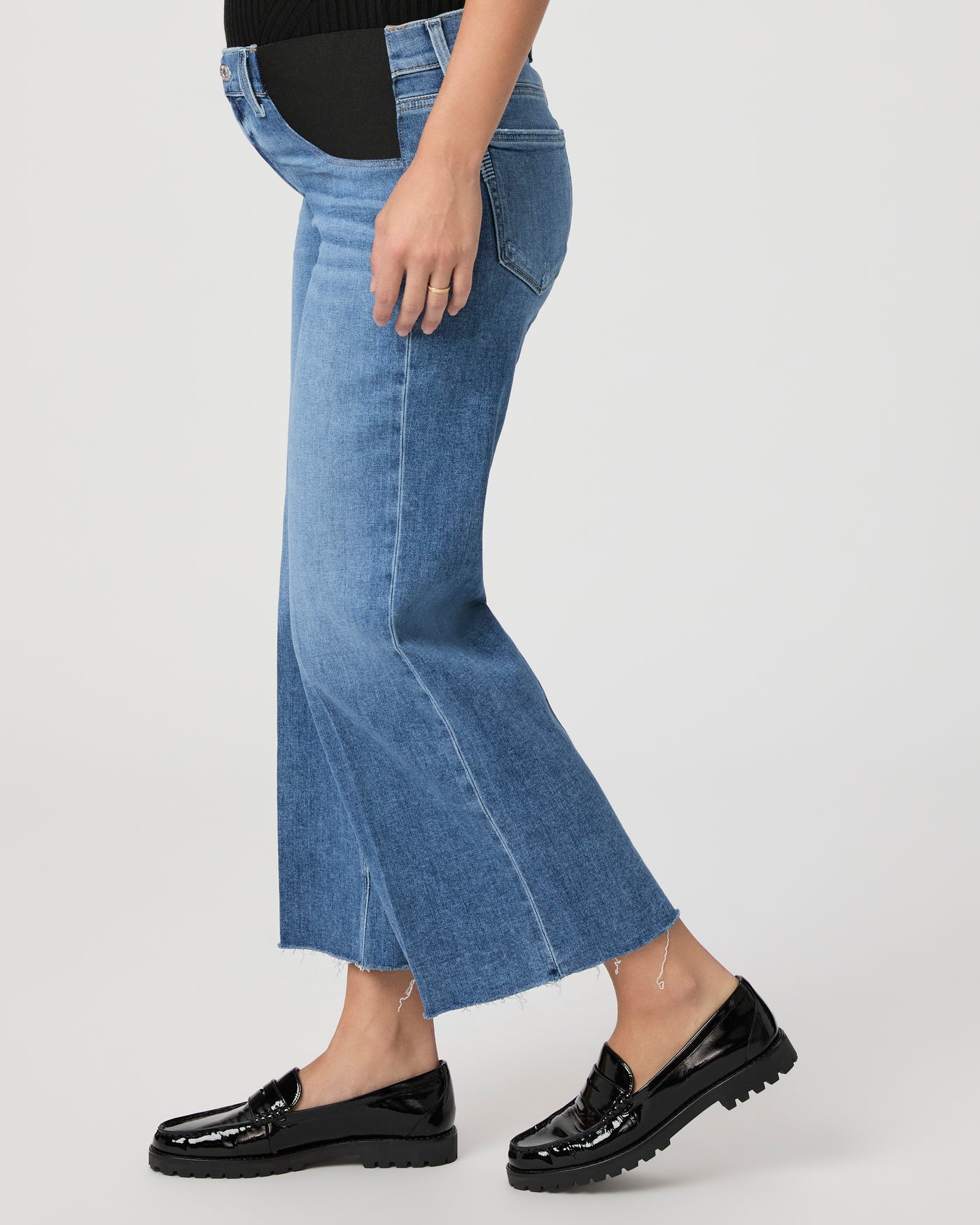 Paige Anessa Wide Leg Maternity Jeans