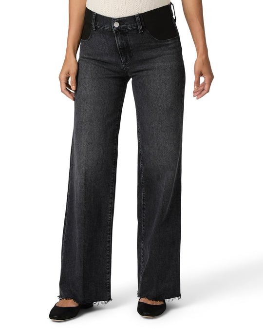 Paige Anessa 31" High Rise Wide Leg Maternity Jeans