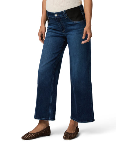 Paige Anessa High Rise Wide Leg Maternity Jeans