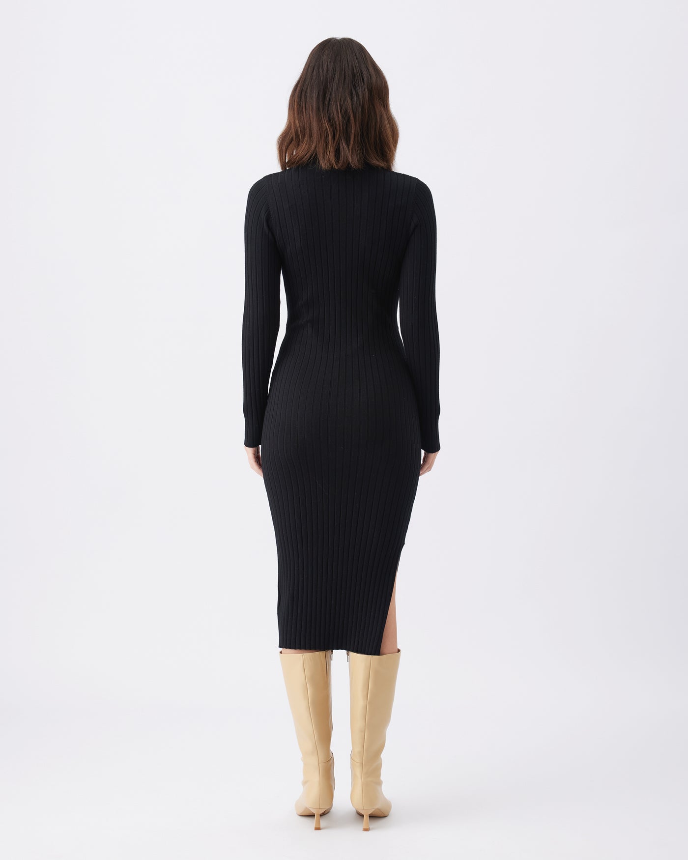 Ripe Maternity Nella Rib Nursing Knit Midi Dress