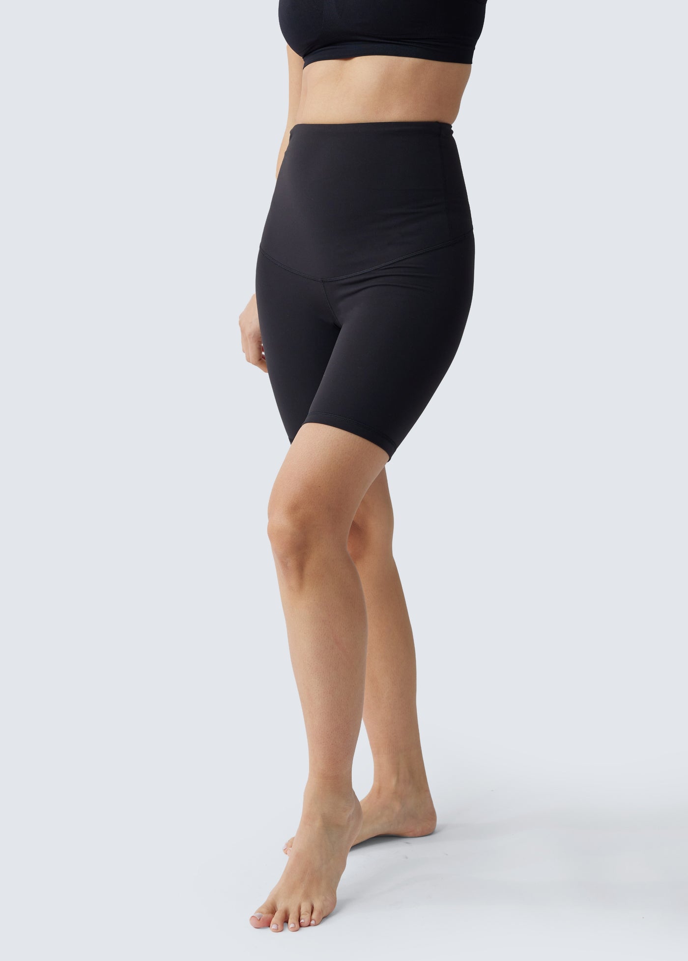 Postpartum Compression Bike Short 2 Pack Bundle Black Navy