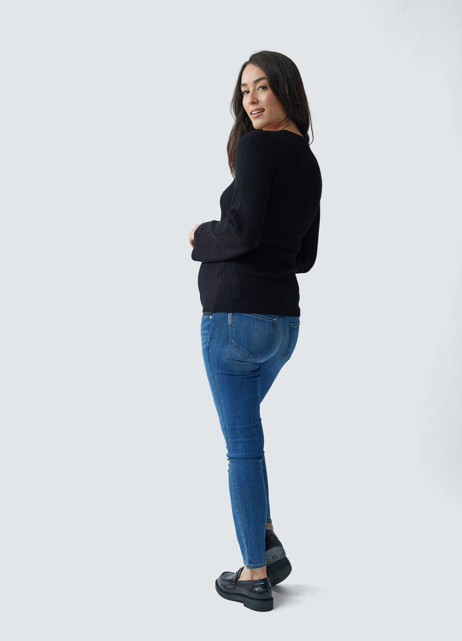Off Shoulder Maternity Sweaters Winter Clothes Shoulderless Pregnant Sweater Pre