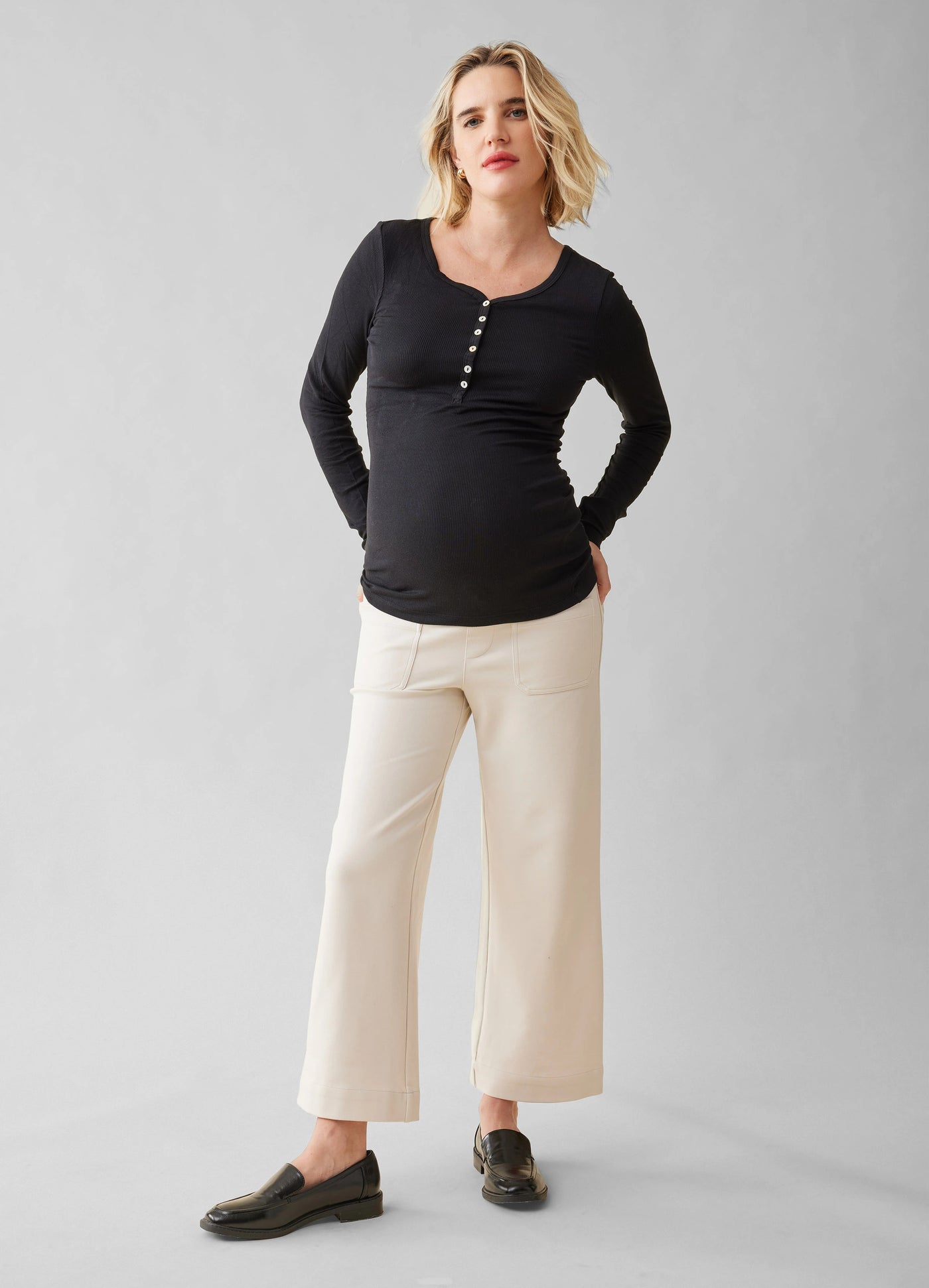 The Wide Leg Perfect Maternity Pants