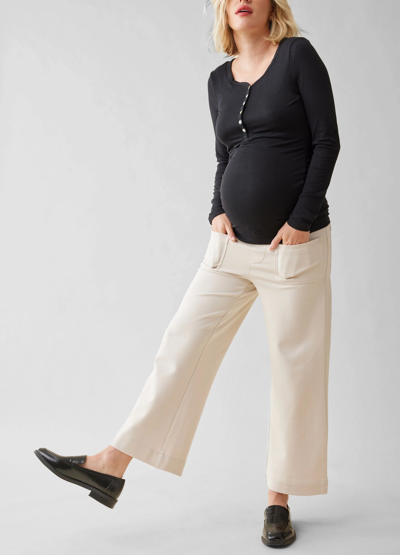 The Wide Leg Perfect Maternity Pants