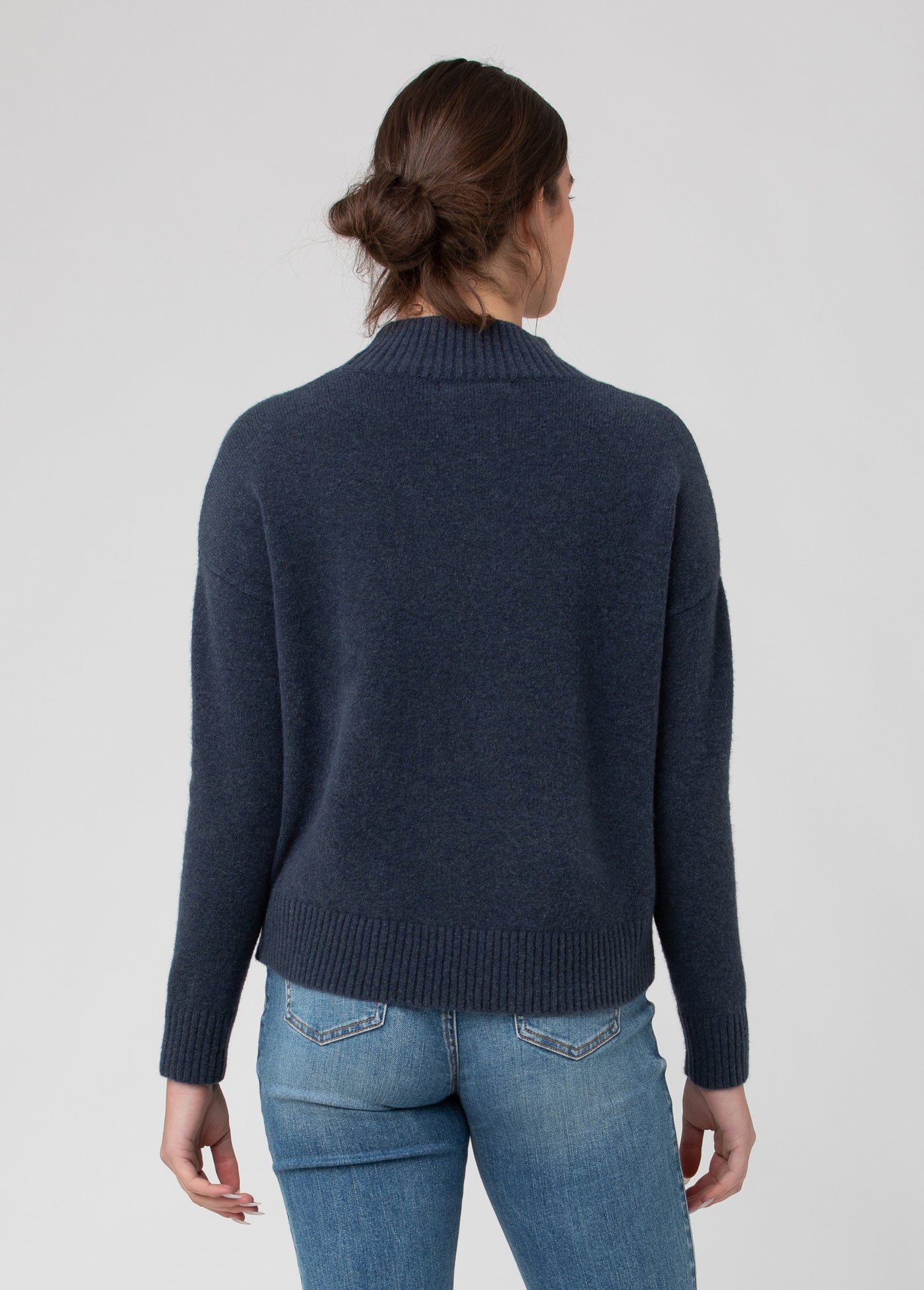 Jade Crop Nursing Sweater