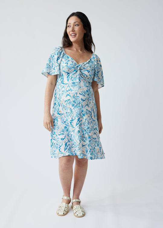 The Glow Maternity Shower Dress