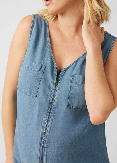 The Zip & Relax Maternity + Nursing Jumpsuit