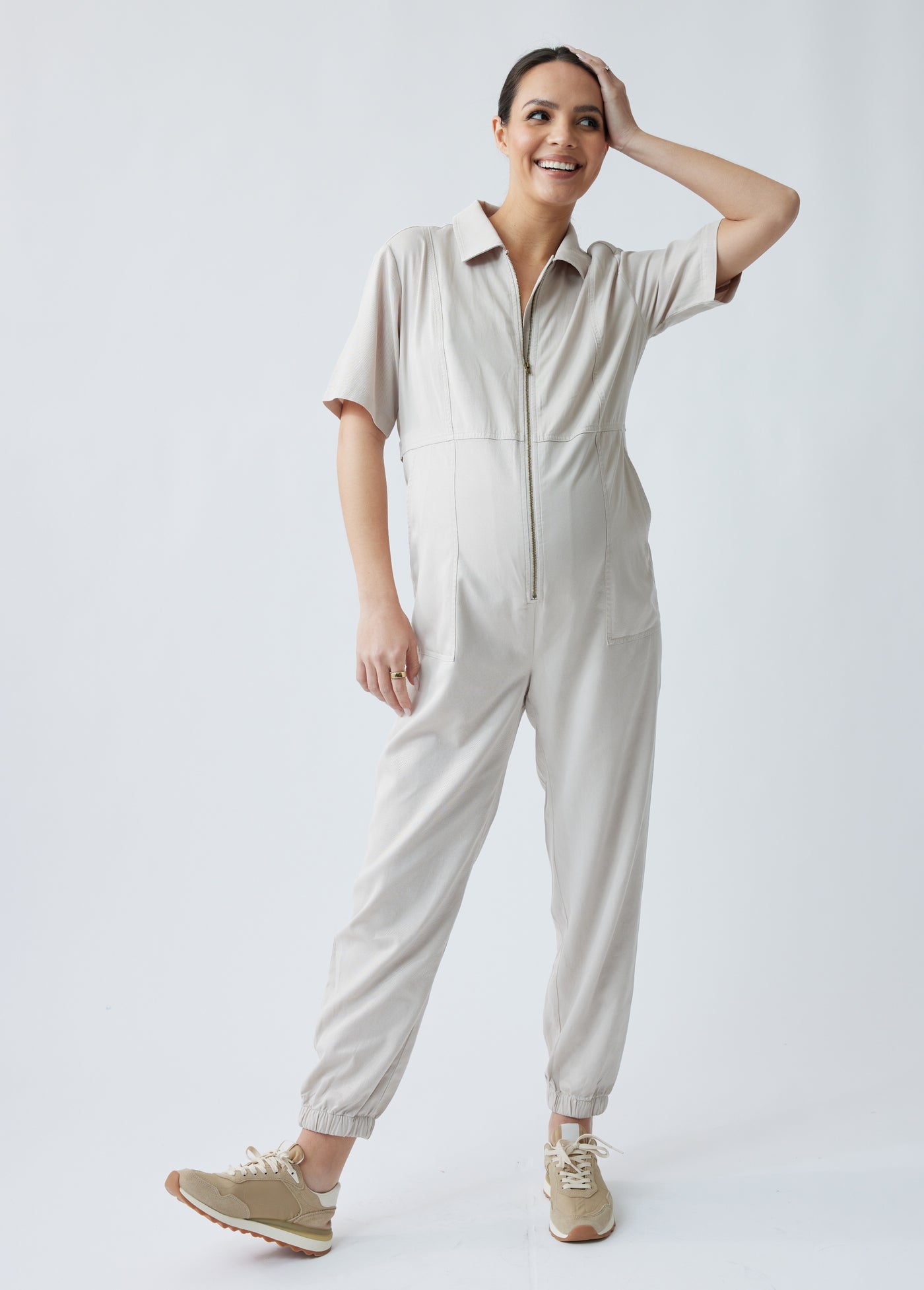 Maternity one piece jumpsuit hotsell