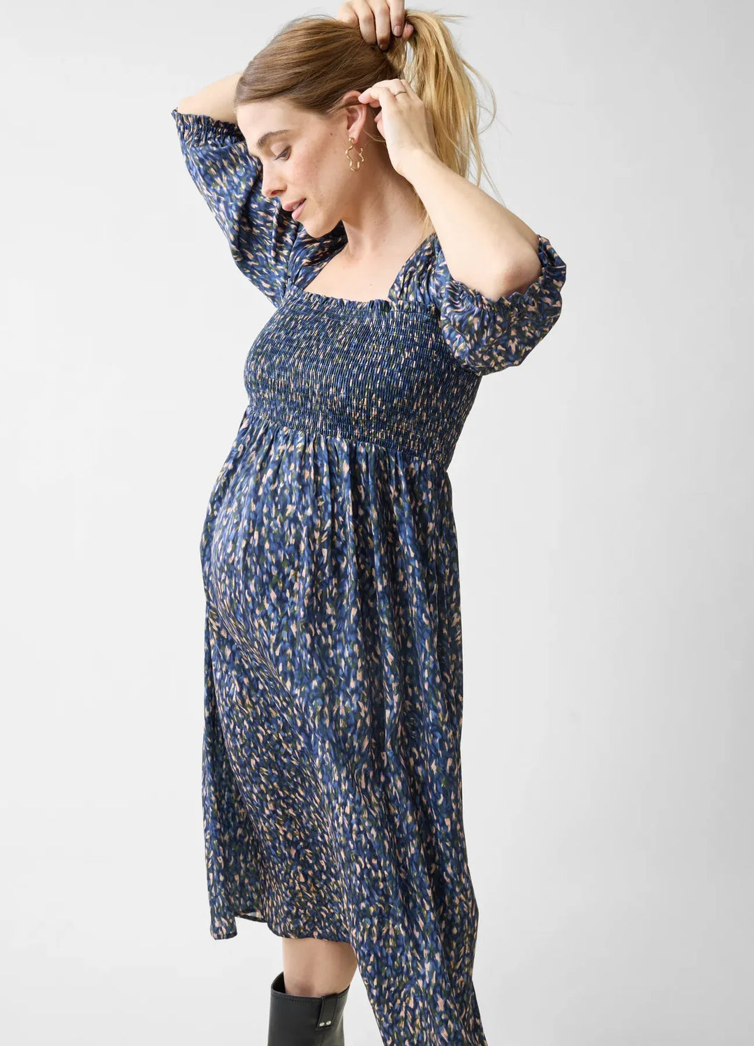 dusty blue formal dress Maeve Modest Prom Dress in Dusty Blue