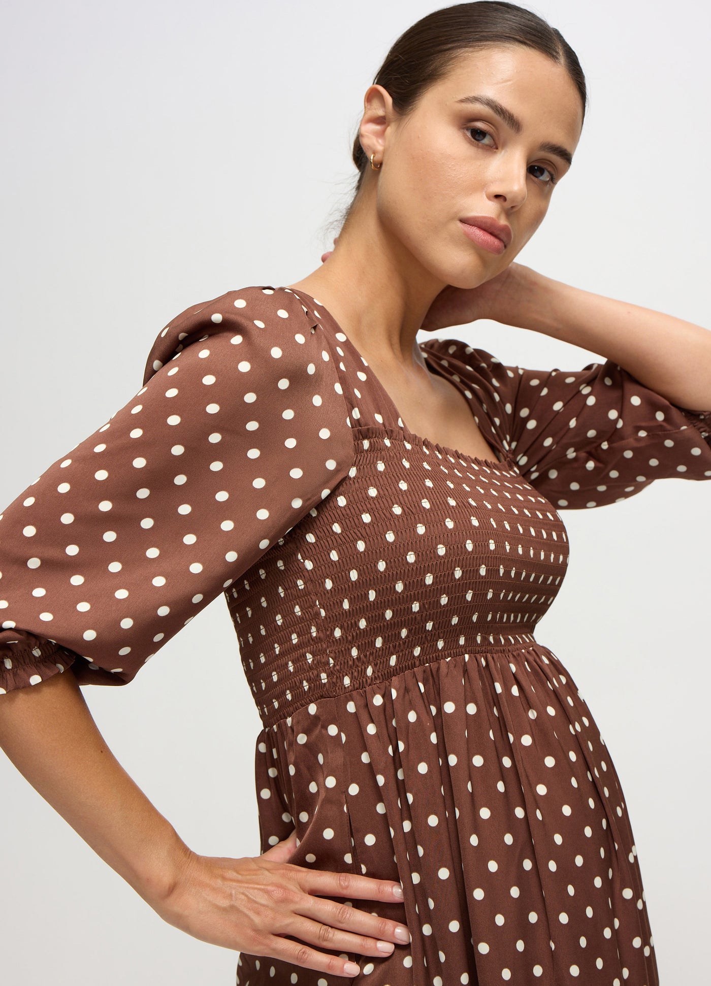 The Breeze Maternity Midi Dress