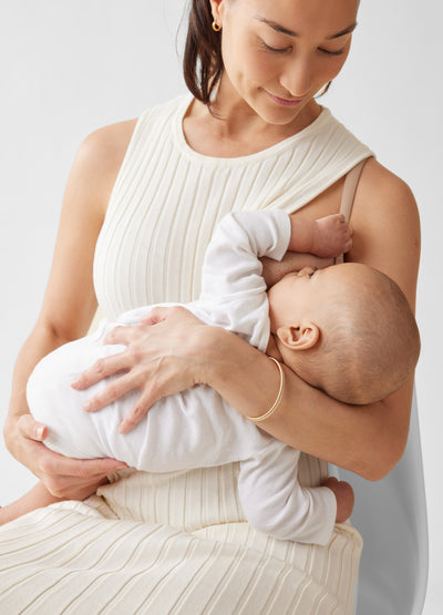 The Paris Maternity Ribbed Sweater Midi Dress
