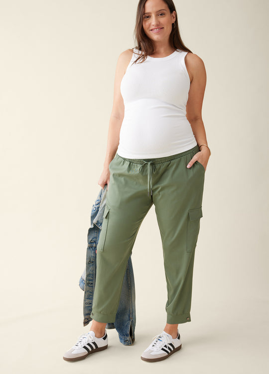 The Cargo Maternity Jogger Pant