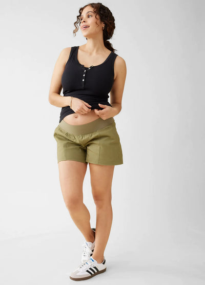 The Everyday Maternity Woven Short