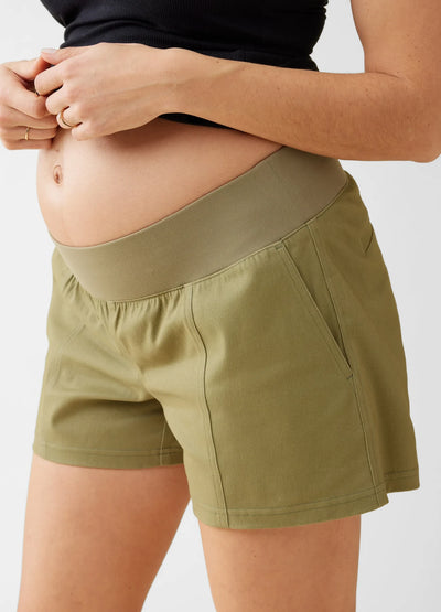 The Everyday Maternity Woven Short