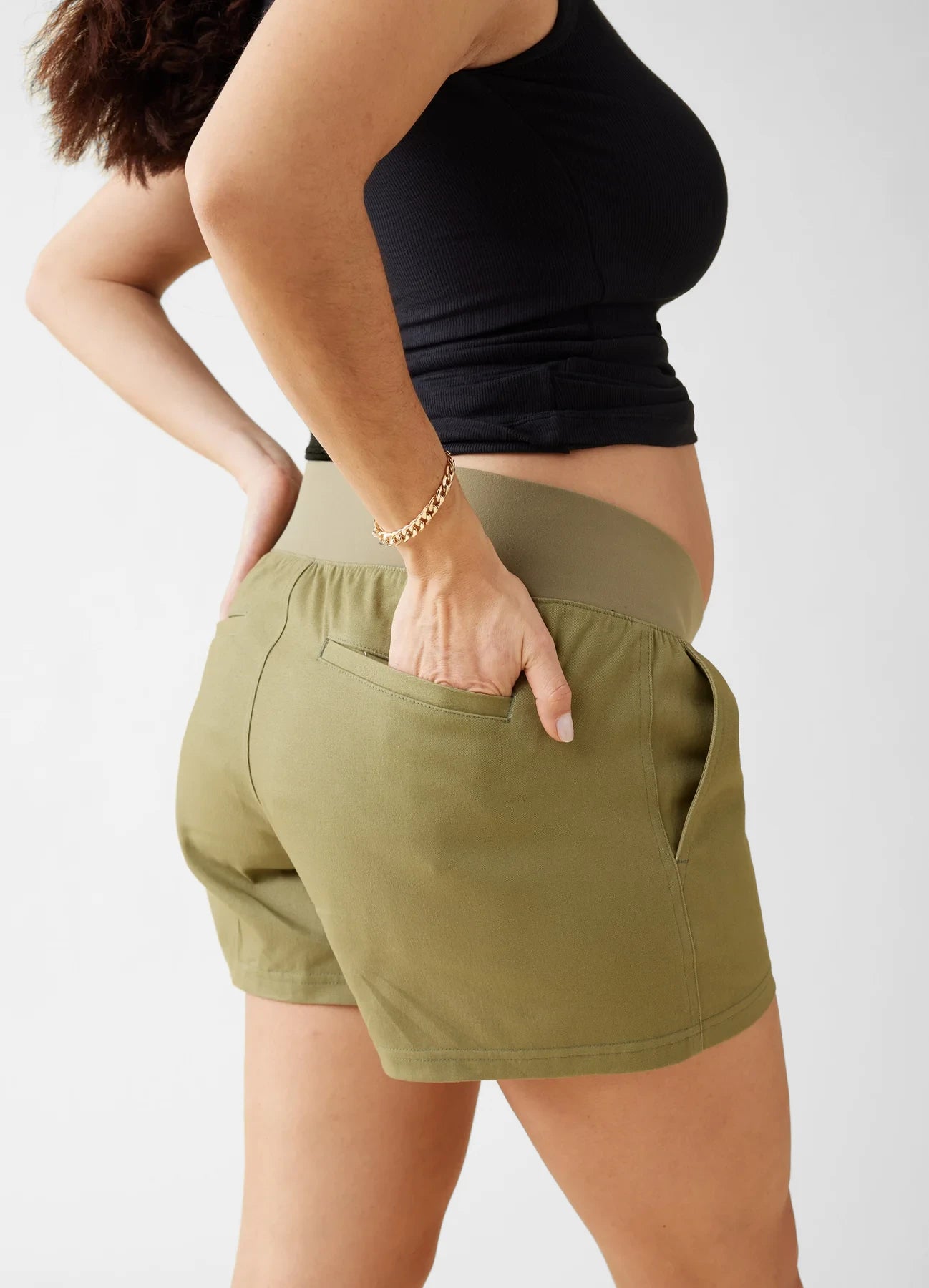 The Everyday Maternity Woven Short
