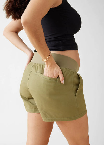 The Everyday Maternity Woven Short