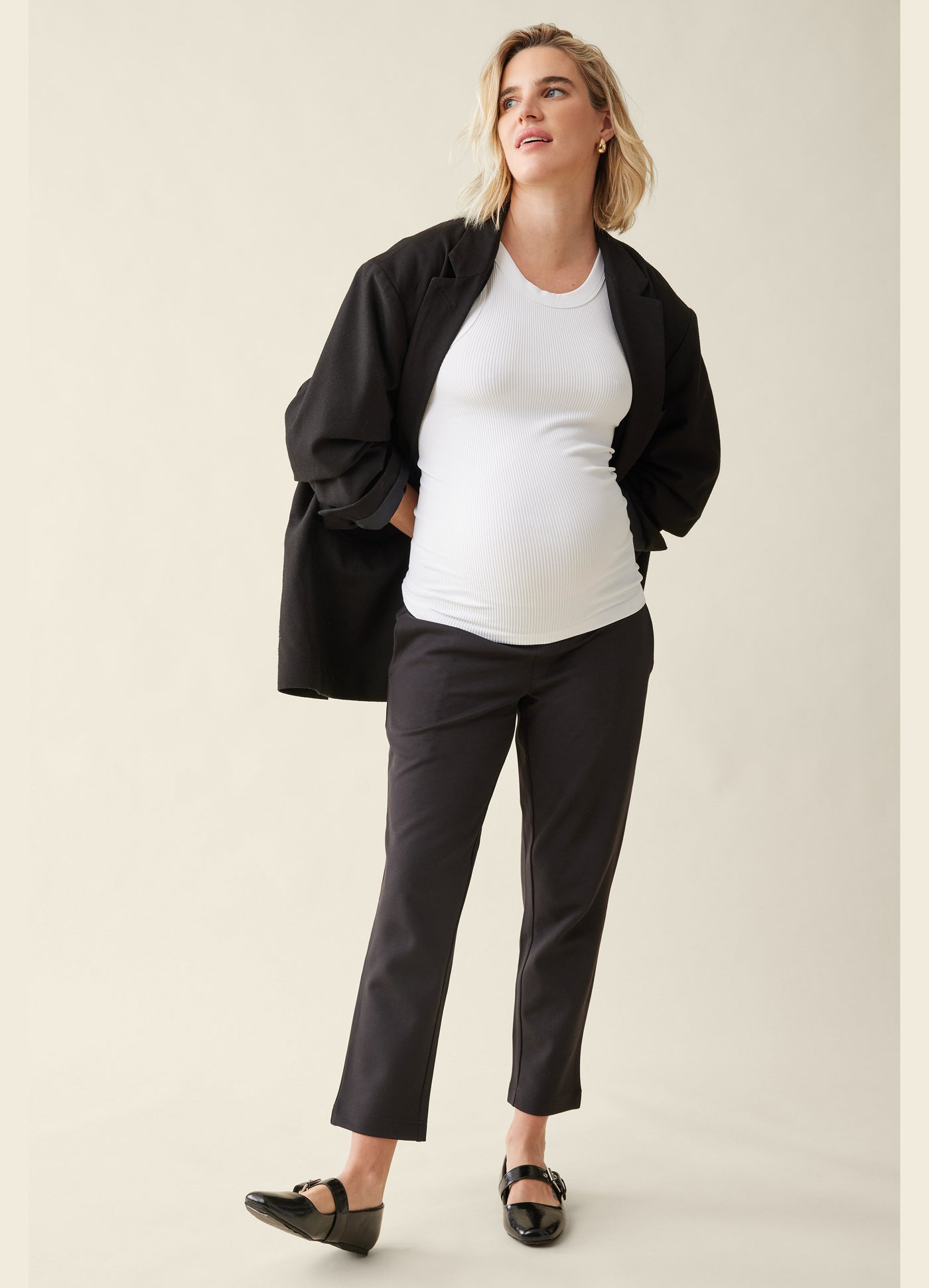 The Essential Black Ponte Pant