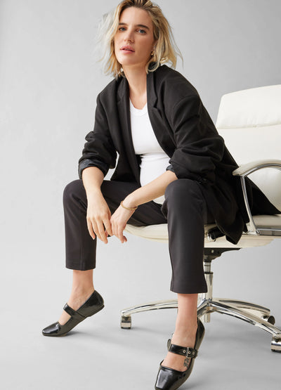The Essential Black Ponte Pant