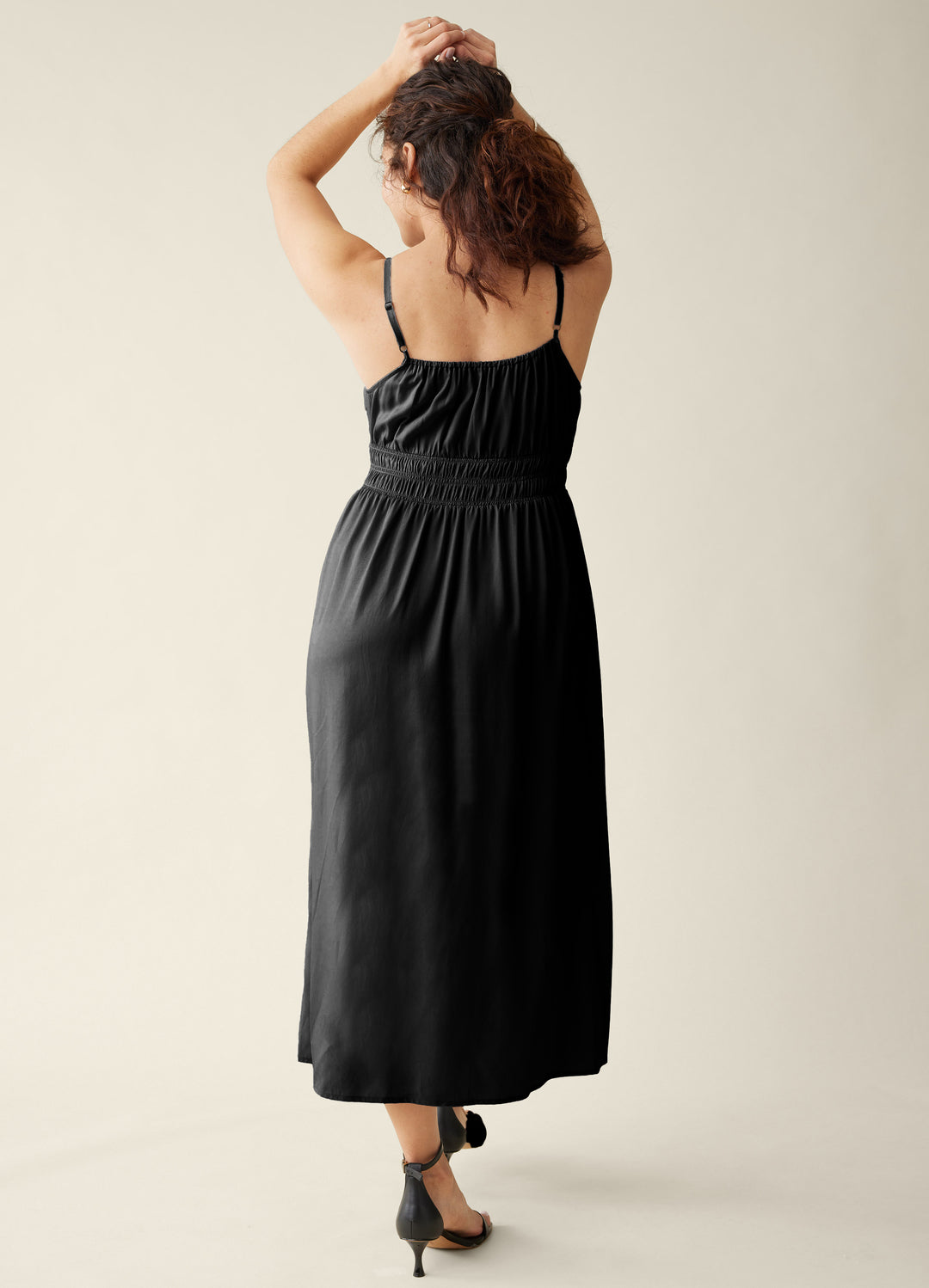 The Amalfi Strappy Maternity Midi Dress  Ingrid & Isabel