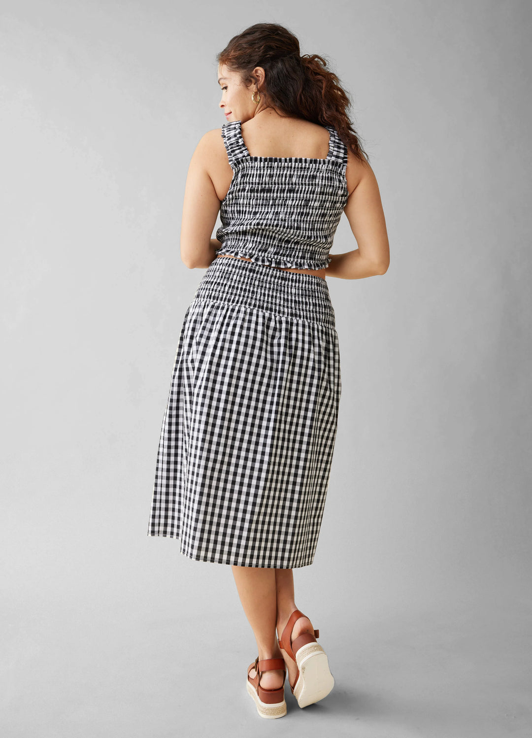 Maternity Poplin Smocked Tank Set - Cotton & Stretchy Ingrid & Isabel Maternity Poplin Smocked Tank Set - Cotton & Stretchy Ingrid & Isabel