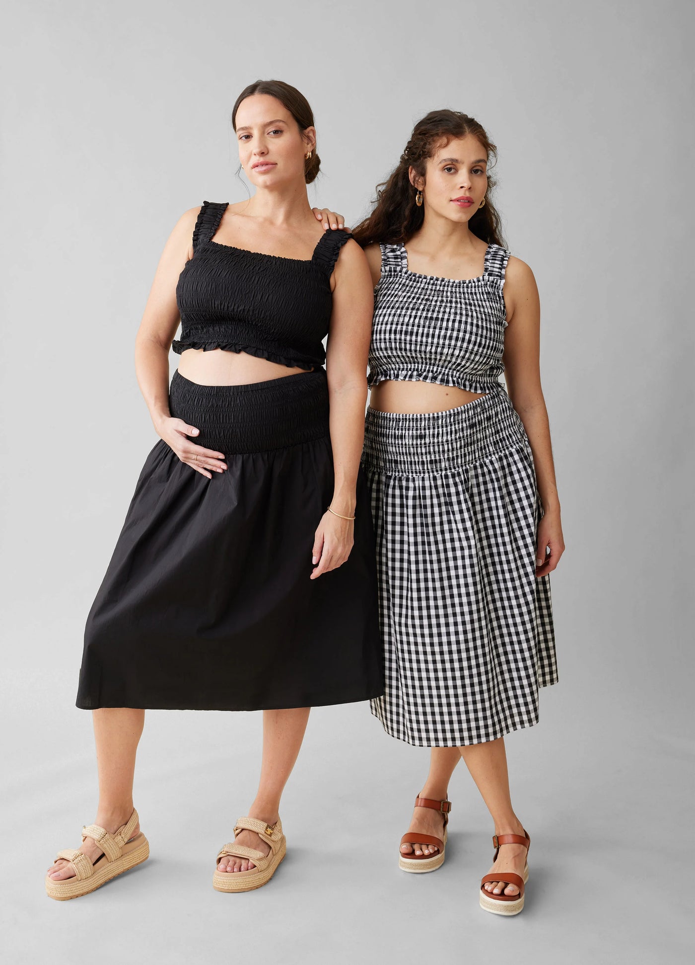The Babymoon Every Day Maternity Midi Dress Set