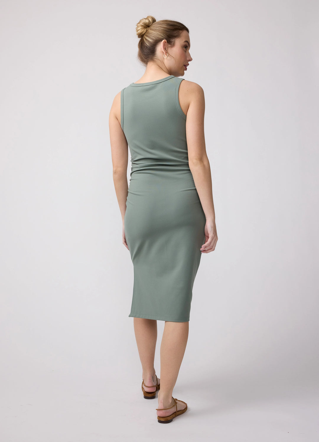 The Everywear Bodycon Maternity Dress Agave Small The Everywear Bodycon Maternity Dress Agave Small