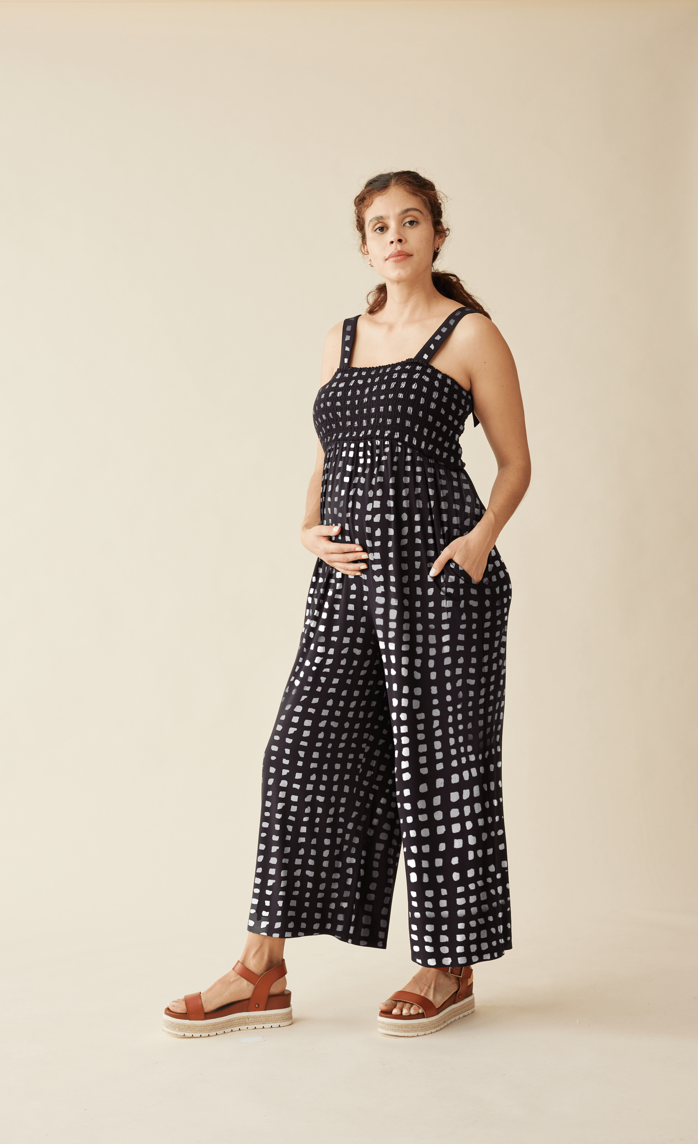The One-And-Done Black Maternity Jumpsuit