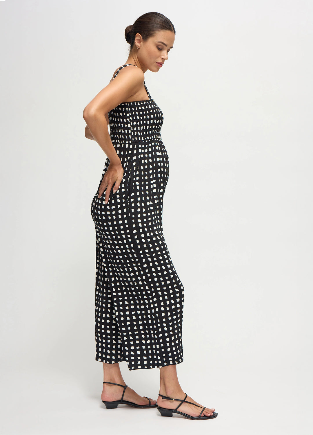 The One-And-Done Black Maternity Jumpsuit – Ingrid \u0026 Isabel
