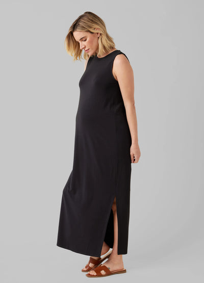 The Sidekick Black Maternity Dress