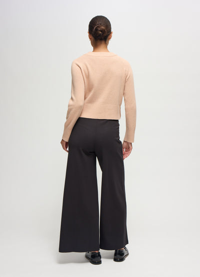 The EveryWear Maternity Black Ponte Flare Pant