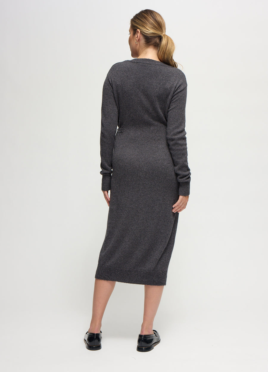 grey fitted sweater dress Sweater Dress for Women Turtleneck Knit Sexy Bodycon Long Sleeve Casual  Slim Fitted Split Long Winter Dresses 2024 (Grey, S) at Amazon Women's  Clothing store