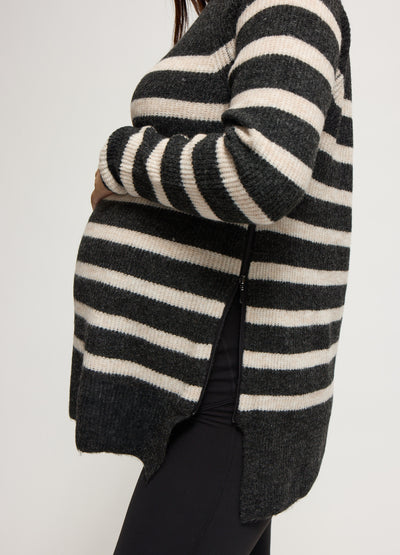 || charcoal stripe