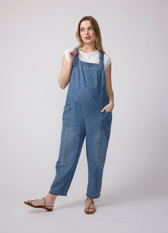 Everyday Denim Maternity Overall