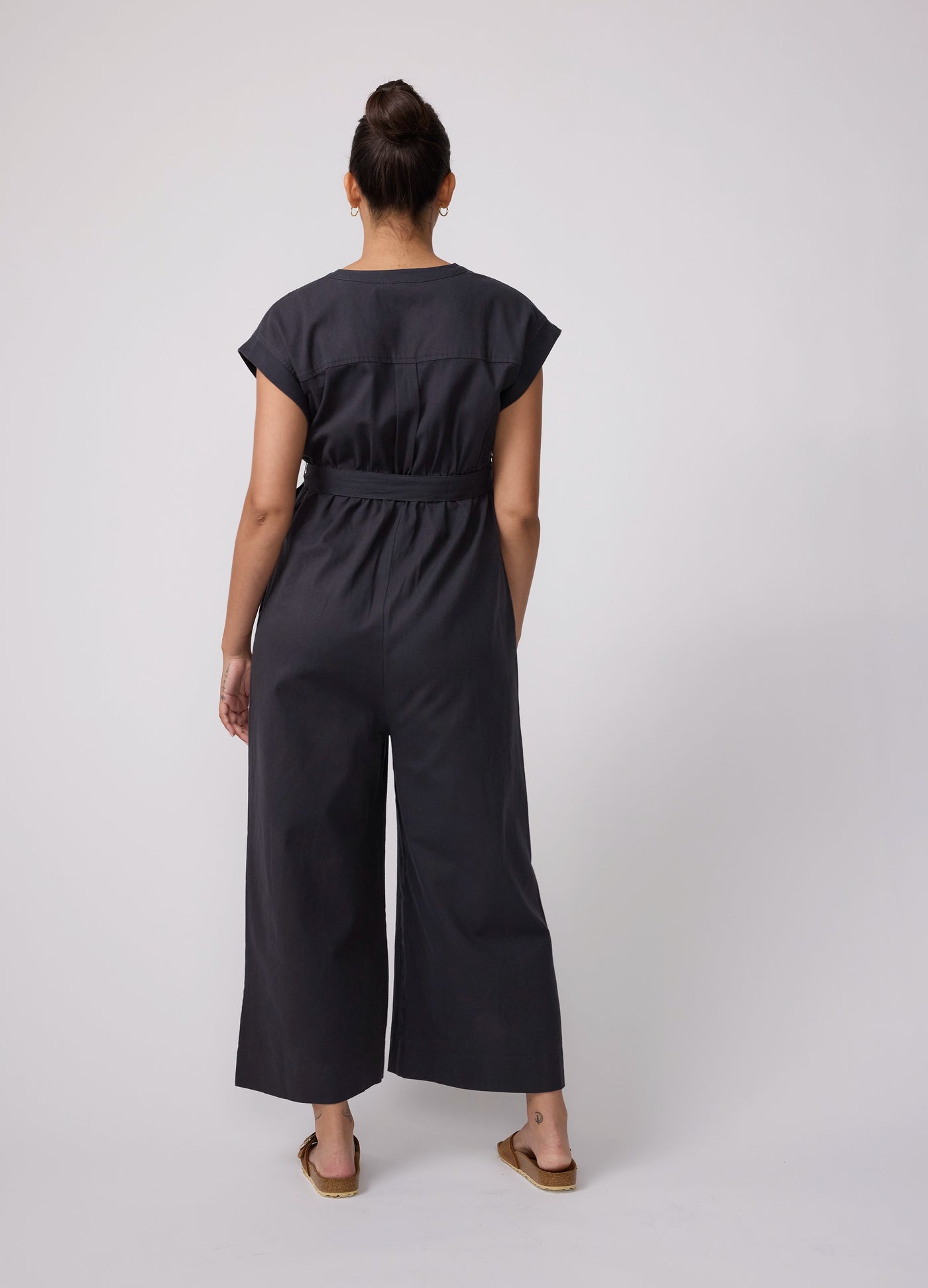 Arlo Maternity Black Woven Jumpsuit – Ingrid & Isabel