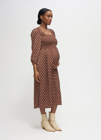 The Breeze Maternity Midi Dress