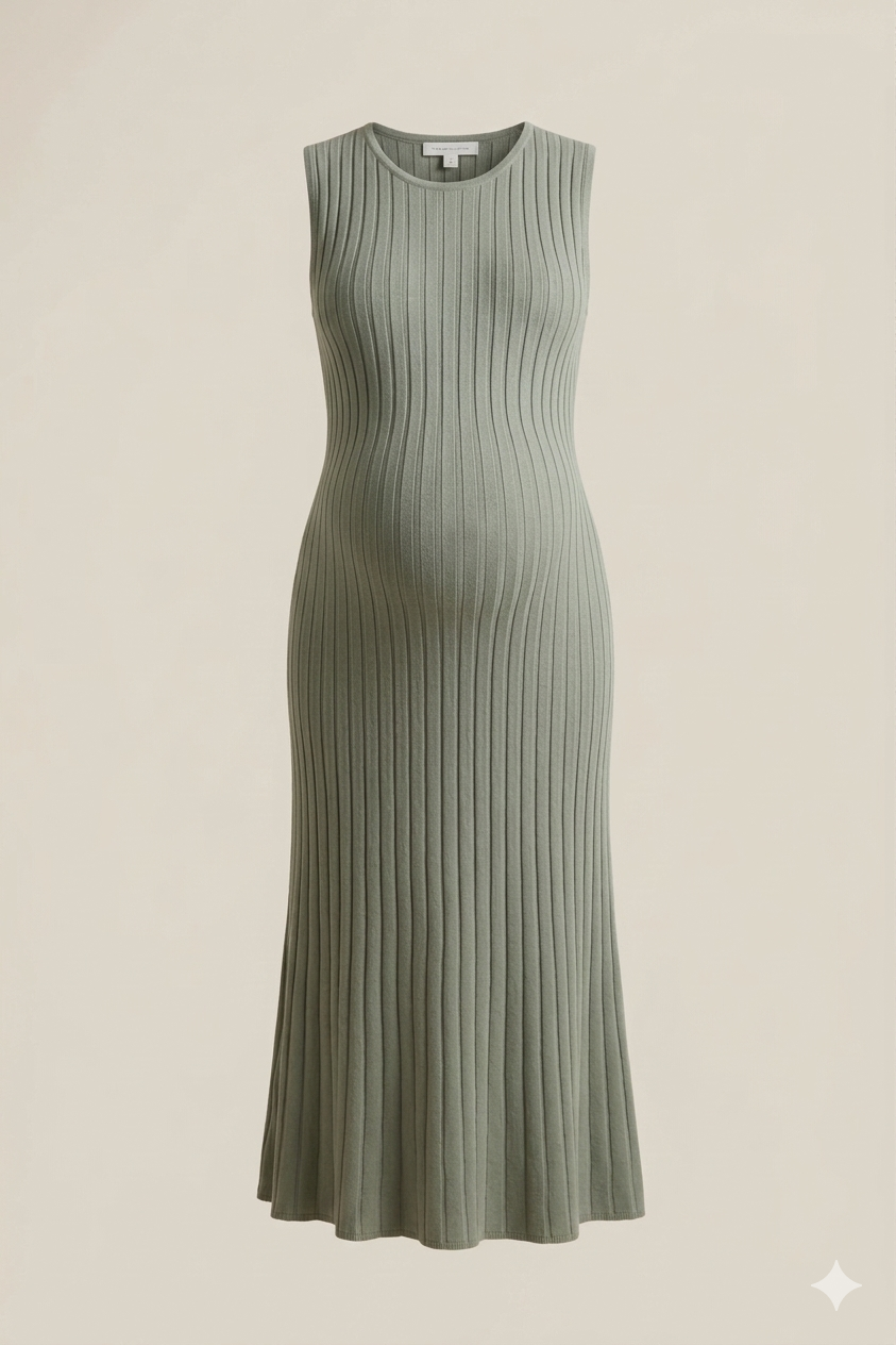 Ingrid & Isabel Knit Maternity Maxi Dress - Ivory Ingrid & Isabel Knit Maternity Maxi Dress - Ivory