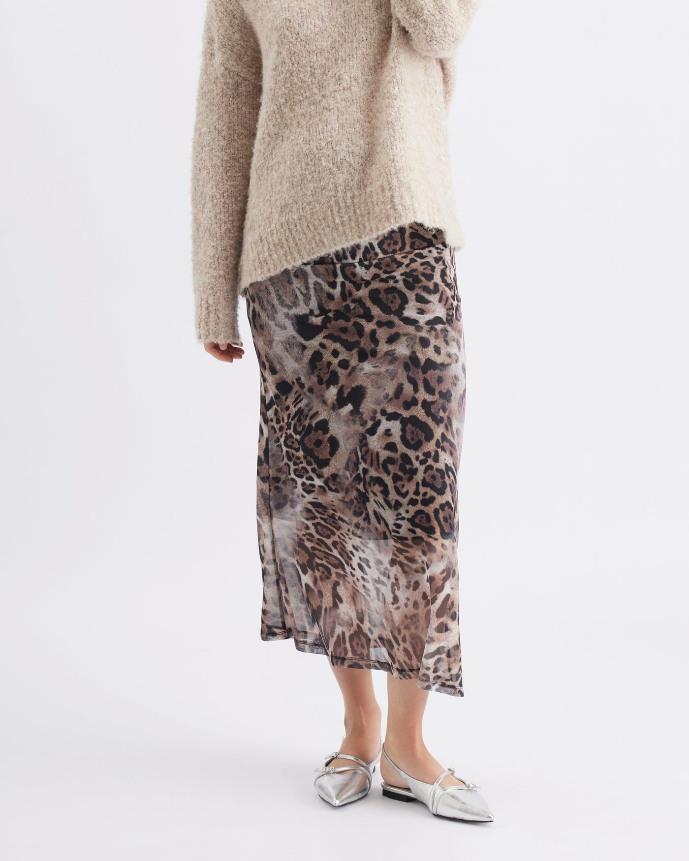 Ripe Maternity Savannah Mesh Midi Skirt
