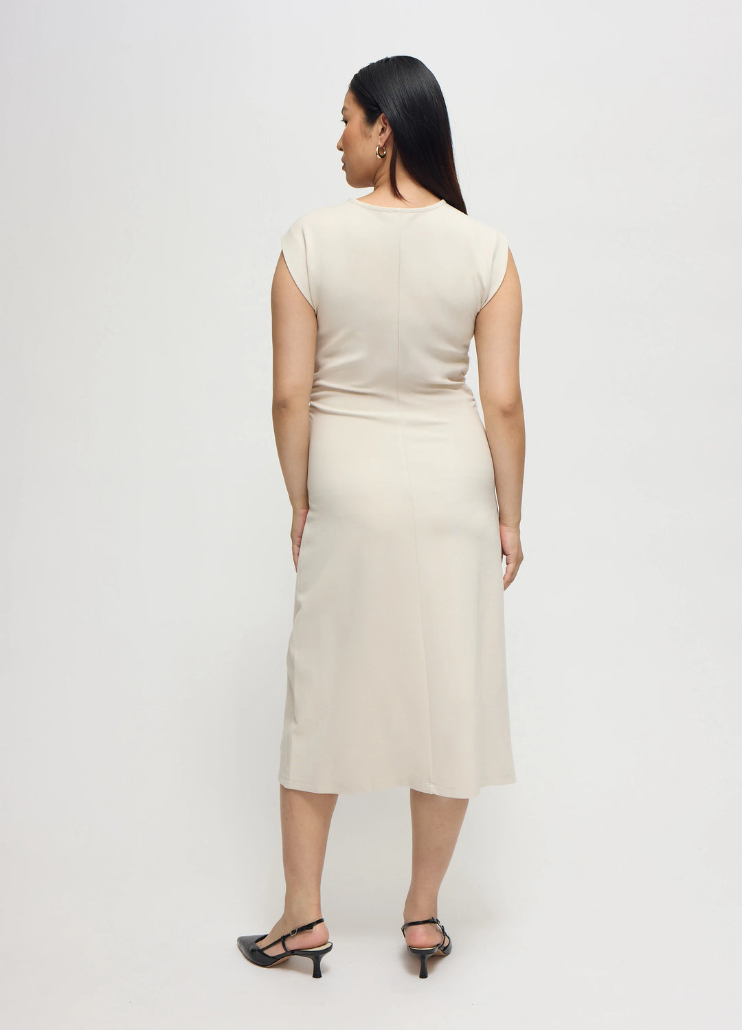 A-Line Ruched Knit Maternity Dress – Ingrid & Isabel