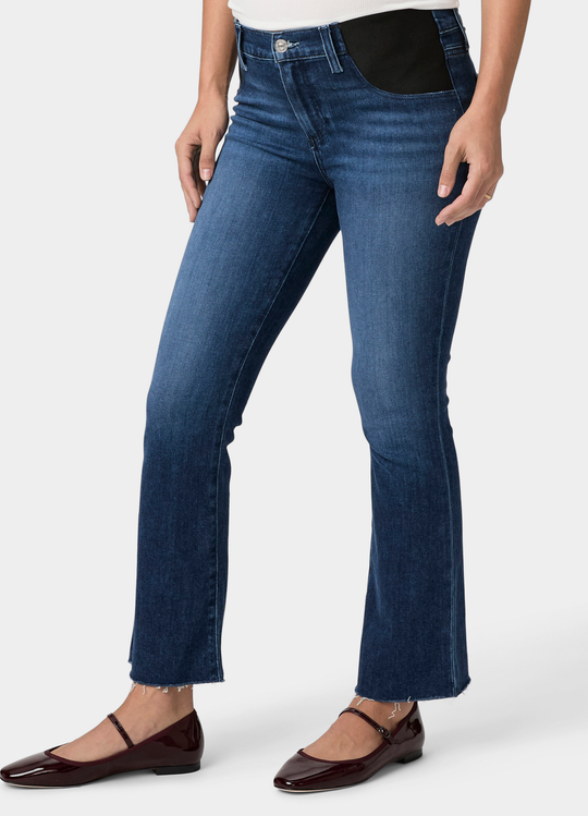 Paige Claudine Ankle Flare Maternity Jeans
